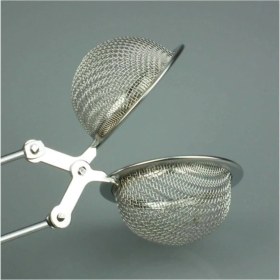 Resim Paslanmaz Çelik Bitki Çayı Demleme Süzgeci, Sağlıklı ve Kolay Kullanım 