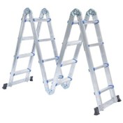 Resim Elmas Serisi - 370 Cm Çok Amaçlı Merdiven - Alüminyum - Yerli Üretim 