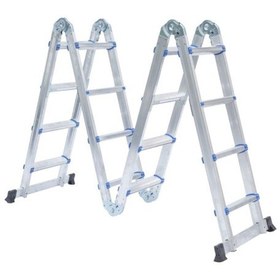 Resim Elmas Serisi - 370 Cm Çok Amaçlı Merdiven - Alüminyum - Yerli Üretim 