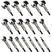 Resim 1 adet 6-40mm Forstner Delik Testeresi, 1/4" (6.35mm), Altıgen Sap, Yüksek Karbon Çelik, Kaplanmamış, Karbon Çelik, Ahşap İşleme, Kilit Boring Matkap Uçları için 