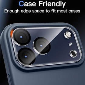 Resim For iPhone 17/17 Pro / 17 Pro Max / 17 Air Uyumlu Kamera Lens Koruyucu - Temperli Cam, 9H Sertlik, Çizilmeye Karşı Dayanıklı Yüksek Şeffafiyetli Lens Koruma Camı (şeffaf, 17 Pro) 