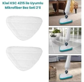 Resim Daders Home Ksc 4215 Buharlı Temizleyici ile Uyumlu Mop Bezi 2 'li 