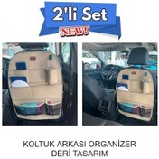 Resim Ford Ranger Deri Koltuk Arkası Düzenleyici Koruyucu Bej 2 Adet Fs 