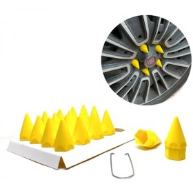 Resim Sivri Mermi Bijon Kapağı Sökme Aparatlı Sarı 17 Mm 