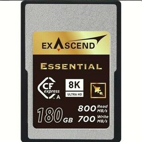 Resim Exascend 180GB Essential Cfexpress A Tipi Kart 