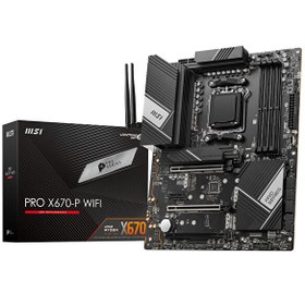 Resim X670-P WiFi AMD X670 6600 MHz DDR5 4 x M.2 AM5 ATX Anakart 