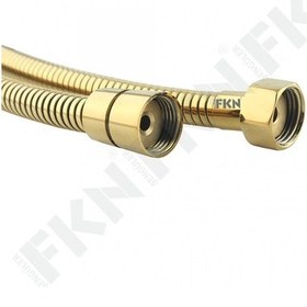 Resim Fkn Banyo Duş Altın Spiral Hortumu 