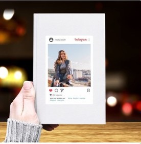 Resim Fotoğraf Baskılı İnstagram Temalı 2022 Deri Kaplı Defter-025 
