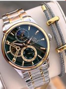 Resim Bigotti Otomatik Ve Kurmalı Çelik Karatma Ve Renk Atma Yapmaz 5 Atm Erkek Kol Saati Ebg.10683.4 Gümüş - Sarı 