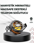 Resim gizmurstore Telefon Soğutucu | LED Işık Efektli | Power Aparatlı | Sessiz ve Taşınabilir Model 