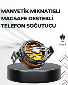 Resim gizmurstore Telefon Soğutucu | LED Işık Efektli | Power Aparatlı | Sessiz ve Taşınabilir Model 