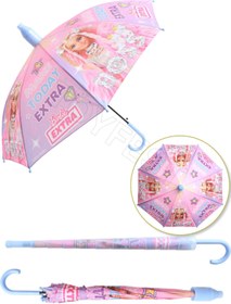 Resim TOYFEST Barbie Extra Boss PVC Koruma Kılıflı Çocuk Şemsiyesi - 3 - 12 Yaş Arası Çap : 85 cm 