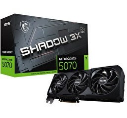 Resim MSI GeForce RTX 5070 12 GB Shadow 3X GDDR7 192 Bit DX12 Gaming Ekran Kartı 
