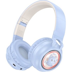 Resim Fuchsia W550 Cute Fun BT RGB Kablosuz Kafaüstü Kulaklık 