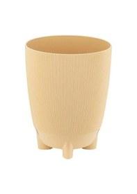 Resim Yuvarlak Saksı Ayaklı Sarı 3 Lt 180 180 Mm 