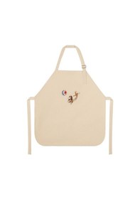 Resim %100 Pamuk Hambez Çocuk Mutfak Ve Etkinlik Önlüğü Krem 