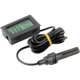 Resim Weather Forecast Problu Termometre Sıcaklık ve Nem Ölçer Kuluçka Makinası İçin 0-50 °C Ölçüm Mesafesi ile LCD Ekran 