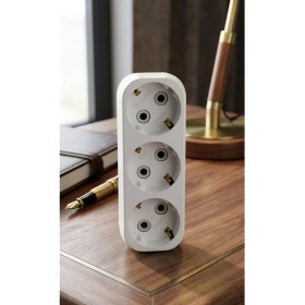 Resim Depozee Eco Lounge Makel Üçlü Topraklı L Tipi Golyat Fiş 