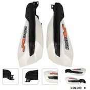 Resim Tongdashop Beyaz Universal Dirt Bike Handguard Ktm Sx/sxf/excf/xcw/xc 50-500cc 2017-2020 - Dayanıklı Siyah Motosiklet Koruma 