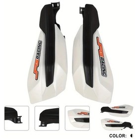 Resim Tongdashop Beyaz Universal Dirt Bike Handguard Ktm Sx/sxf/excf/xcw/xc 50-500cc 2017-2020 - Dayanıklı Siyah Motosiklet Koruma 