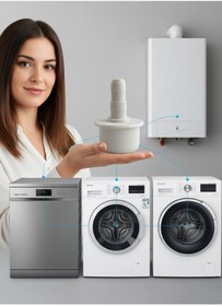 Resim değişim plastik Makine Tahliye Hortum Adaptörü - 16-20-23 mm Uyumlu Çoklu Bağlantı Aparatı 