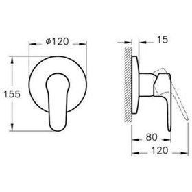 Resim Artema Root Square Temassız Çift Su Girişli Elektrikli Lavabo Bataryası A47128 