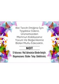 Resim E-Ticaret Yorum ve Teşekkür Kartı (Yıldızlı) 1000 Adet 