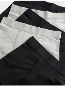 Resim Marks & Spencer 10'lu Çocuk Boxer T71001314v Siyah 