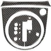 Resim Otomatik Şanzıman Dişlileri Paneli İle Araba Karbon Fiber Nissan 350z 2006-2009 İçin Dekoratif Etiket, Sağ Sürücü 1 Adet 