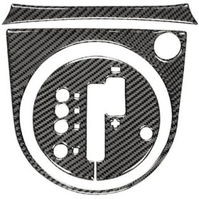 Resim Otomatik Şanzıman Dişlileri Paneli İle Araba Karbon Fiber Nissan 350z 2006-2009 İçin Dekoratif Etiket, Sağ Sürücü 1 Adet 