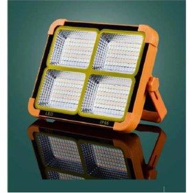 Resim Portatif 200W LED Projektör, Telefon Şarj ve 3 Renk Modu ile Güçlü Aydınlatma 