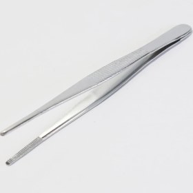 Resim Penset 13 cm Düz-Küt Uçlu Nikel Kaplama 