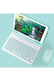 Resim VOOKA Bluetooth Kablosuz Klavye Ve Mouse Seti Kablosuz Klavye Renkli 150h Şarjlı 
