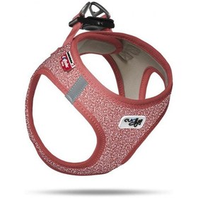 Resim Curli Merino Köpek Göğüs Tasması Kırmızı Small 26-30 CM Kırmızı 