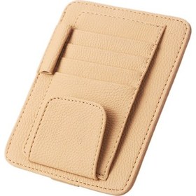 Resim Sones Çok İşlevli Oto Güneşlik Güneş Gözlüğü Tutucu Kart Fatura Bilet Saklama Tutucu Kese Çanta Haki Diğer 