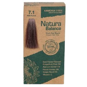 Resim Natura Balance Organik Krem Saç Boyası 60 ml - 7.1 Küllü Kumral 