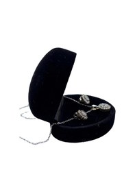 Resim Oya Silver Işıltılı Daisy Gümüş Set&takım 