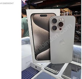 Resim Apple iPhone 15 Pro Max İkinci El TR | 256 GB | Natürel Titanyum 