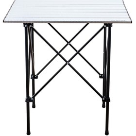 Resim Katlanabilir Alüminyum Kamp ve Piknik Masası - Akordion - Silver - (54024) 