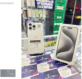 Resim Apple iPhone 15 Pro Max İkinci El TR | 512 GB | Beyaz 