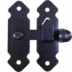 Resim Fransız Kilidi Bahçe Kapısı Mandalı Siyah 