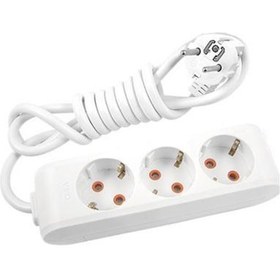 Resim Viko 3'lü Torpraklı Priz Çocuk Korumalı 5 Metre 90113305 