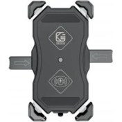 Resim 15 W Kablosuz Şarj Motosiklet Telefon Tutucu IP66 Qc3.0 Şarj Cihazı ile Su Geçirmez Moto Bisiklet Gidon Inceleme Telefon Desteği Dağı | Telefon Tutucular ve duruş 