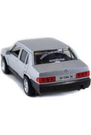 Resim Mixoyuncak Oyuncak Şahin Metal Çek Bırak 13 cm Gri 