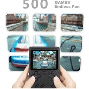 Resim Ankatek Vkemall Taşınabilir Retro Renkli Oyun Konsolu Min Lcd Ekran 3.0 İnç El Çocuklar İçin 8-bit 500 Oyun - 128g-yellow 
