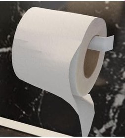 Resim Risingmaber Metal Mat Beyaz Yapışkanlı Tuvalet Kağıtlık ve Kağıt Havluluk İkili Set Yapışkanlı Wc Kağıtlık ve Kağıt Havlu Askısı 3M Yapışkanlı Tasarım MT74B 