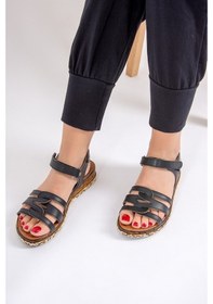 Resim Fox Shoes Siyah Kadın Sandalet F288091109 