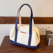 Resim Kadınlar için Uyku5Wore Kanvas Tote Çanta, Büyük Kapasiteli Tasarım Harfli Rahat Tote Çanta, Lüks Büyük Alışveriş Çantası, Bayanlar için Hediye 