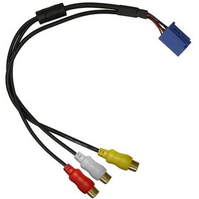Resim Araba Rca Adaptörü Vtr Kablosu 6 Pin Mavi A/v Portu Toyota İçin Yedek 
