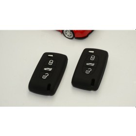 Resim Citroen C1 C2 C3 C4 C5 C6 C8 Uyumlu Silikon Anahtar Kılıf Seti 